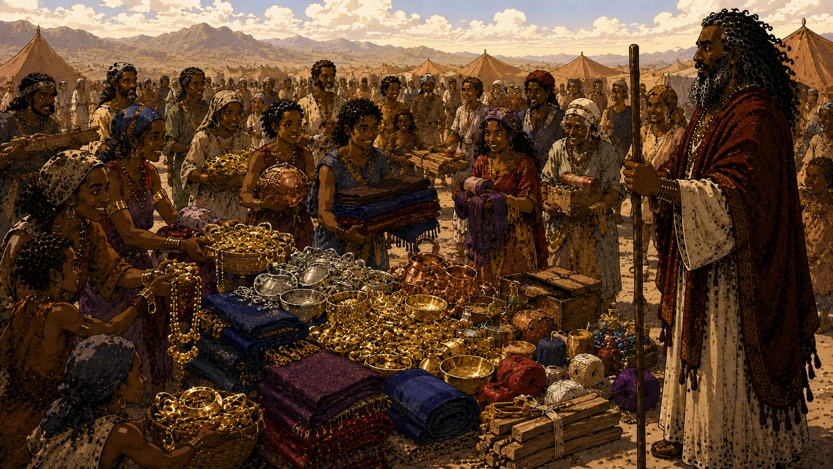 The Freewill Offering — Exodus 35:4–29